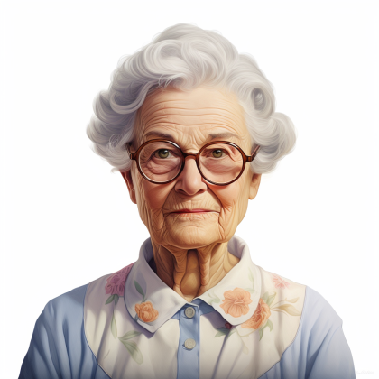 dario1493_granny_on_a_white_background_51df7cea-1eed-42ce-bb87-2766b50e5118